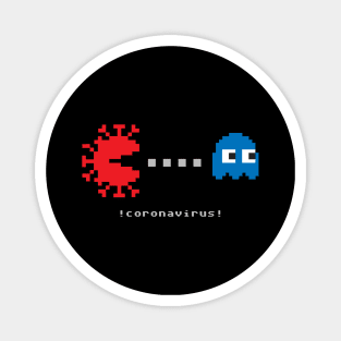 Virus Pac Man Magnet